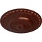 Ekena Millwork Lyon Ceiling Medallion (Fits Canopies up to 3 5/8"), Hnd-Painted Antique Copper, 23 1/2"OD x 3 1/4"P CM23LYACS - alternate 4